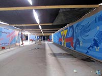 Des fresques mesurant 10 à 40 mètres de long.