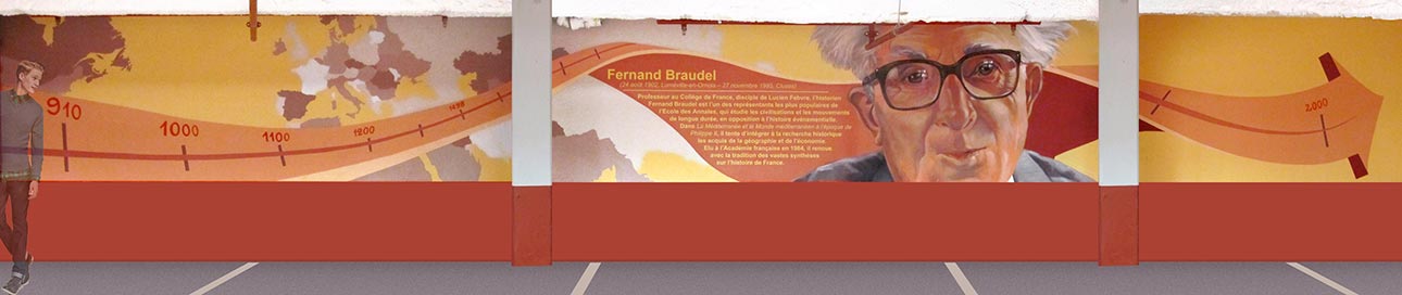 fresque Braudel Fernand