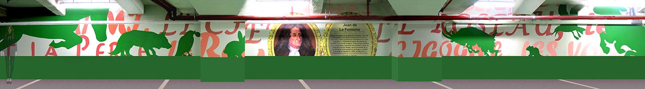 fresque La Fontaine (de) Jean