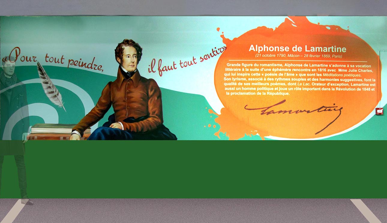 fresque Lamartine (de) Alphonse