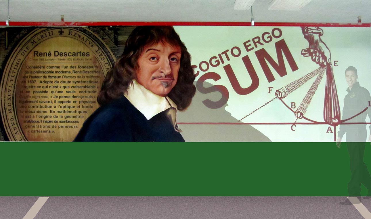 fresque Descartes René