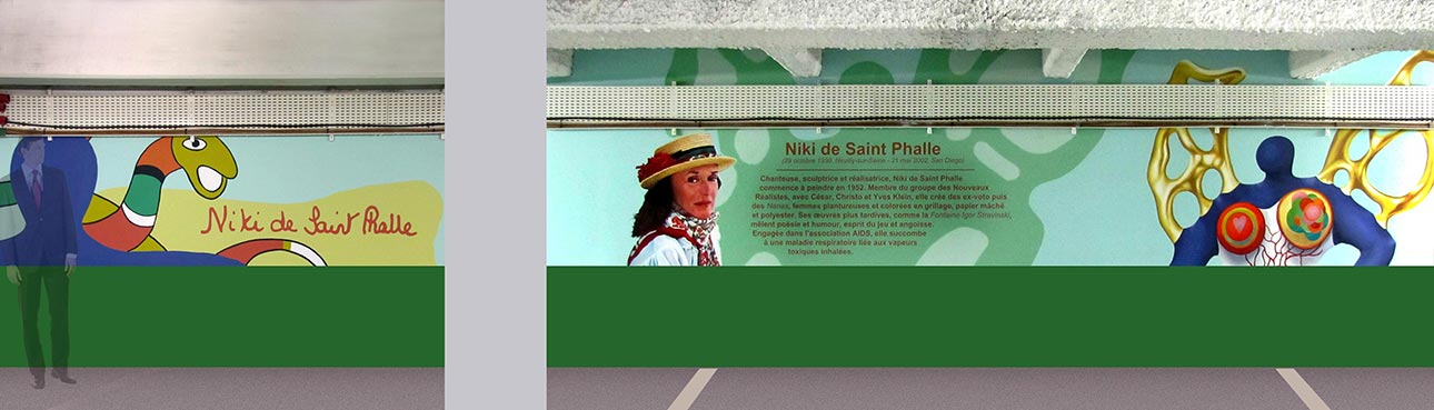 fresque Saint Phalle (de) Niki