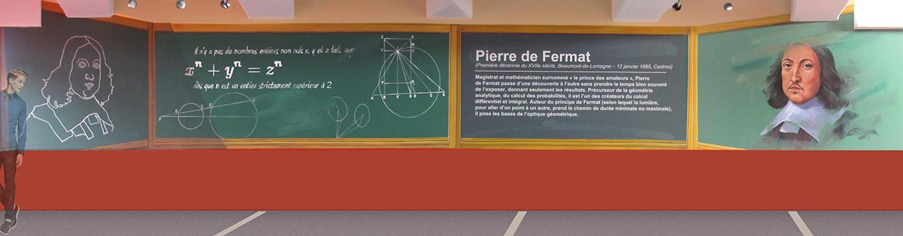 fresque Fermat (de) Pierre