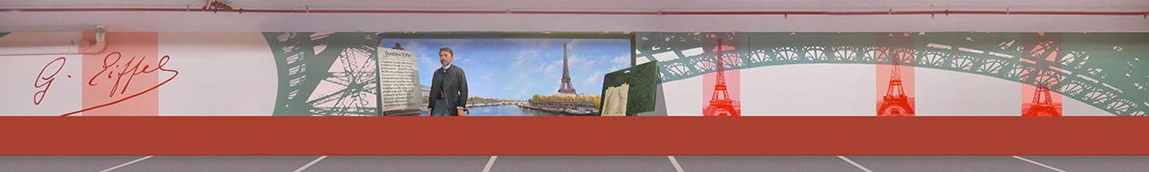 fresque Eiffel Gustave